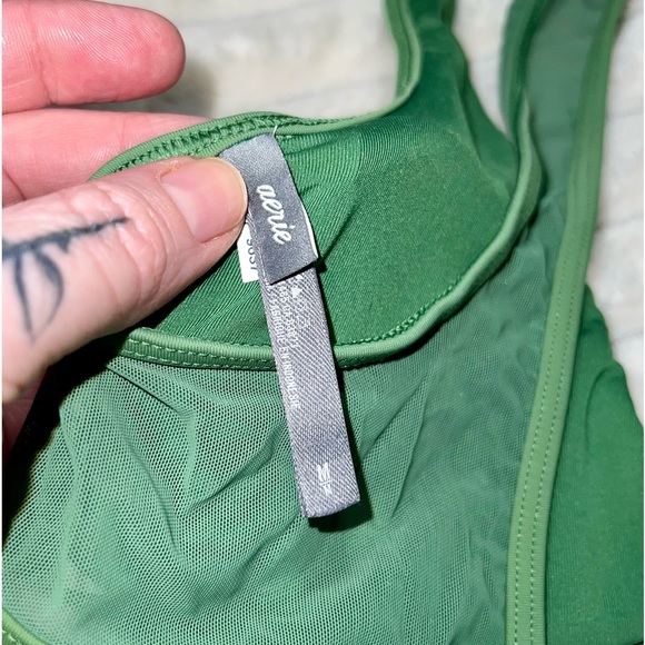 Green AERIE Bikini Swimsuit - Picture 4 of 7